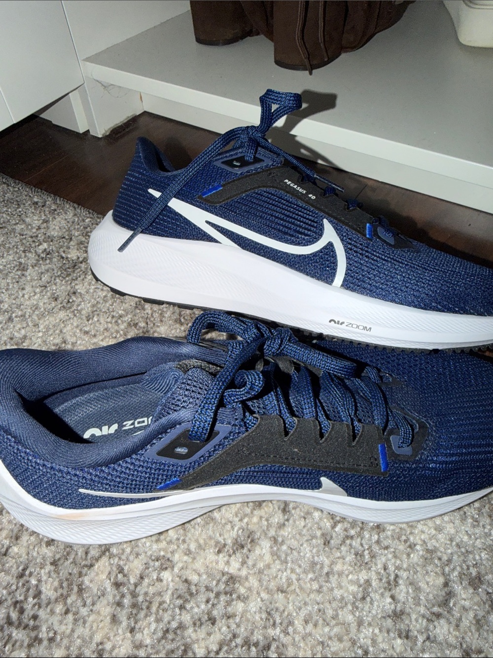 Nike Men’s Navy & White Running Sneakers